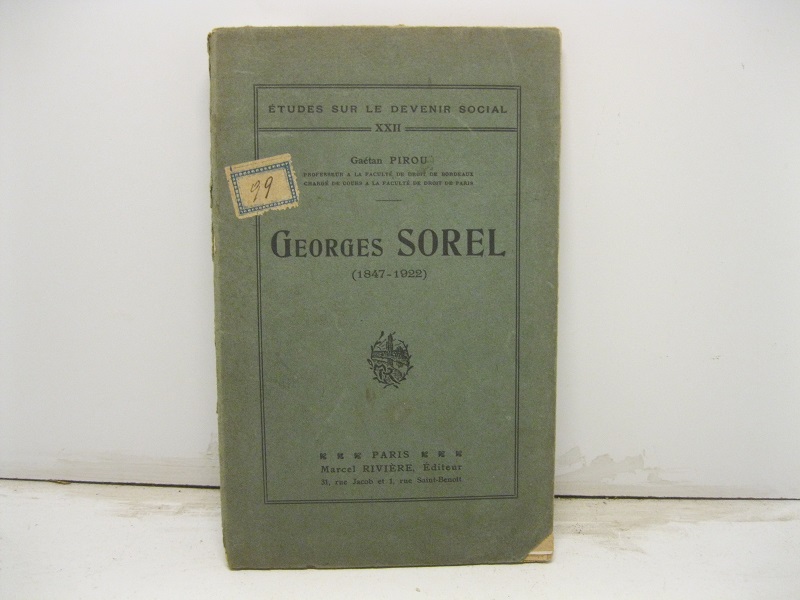 Georges Sorel (1847-1922).